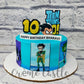 Teen Titans Logo Cake. Birthday Cake Ideas for Son. Noida & Gurgaon