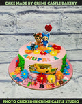 Garden Cartoon Cake