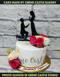 Floral Proposal Cake