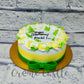 Greener Floral Cake - Creme Castle