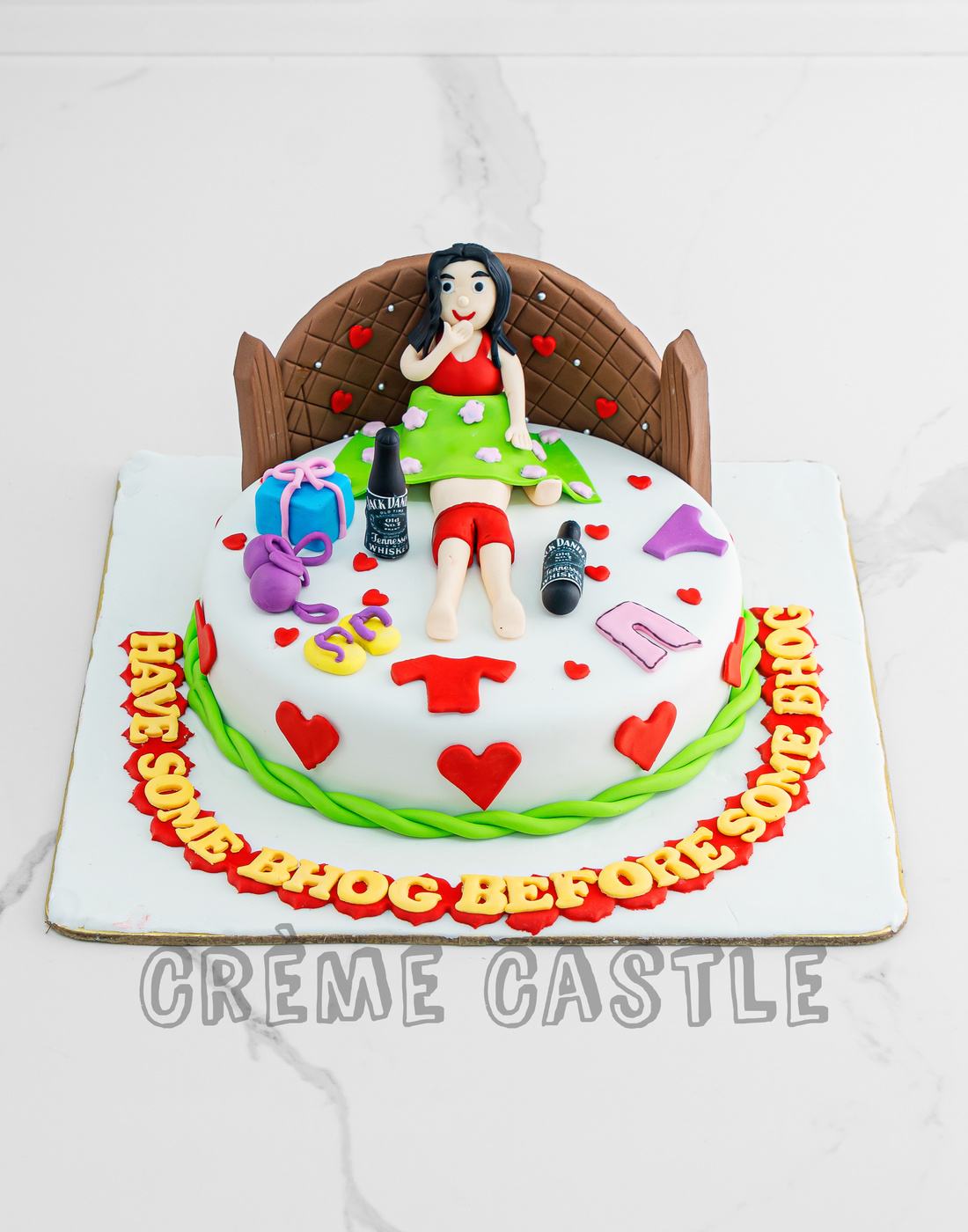Naughty Bed Cake Designs. Bachelorette Party Cakes. Noida & Gurgaon