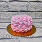 Cake Designs for Baby Girl. Pink Rose Cake. Noida & Gurgaon