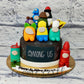 Among us Stars Cake. Mobile Game Theme Cake. Noida & Gurgaon