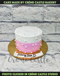 Pink and Pearls Cake