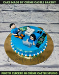 Workaholic Couple Cake