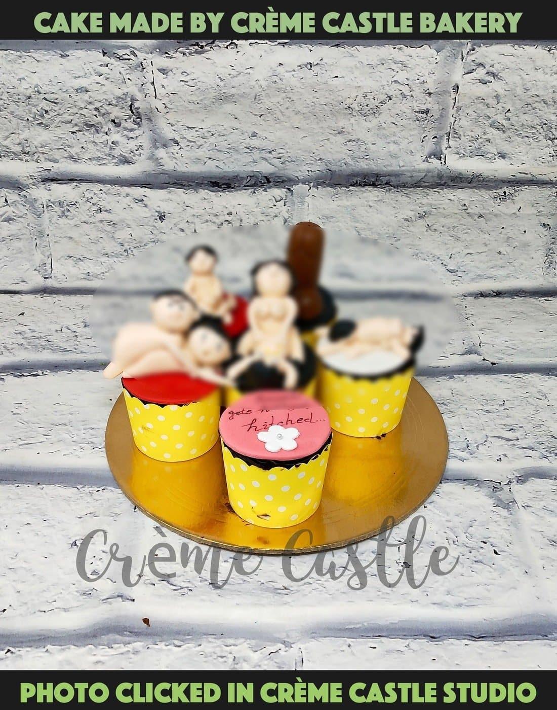 Naughty Cupcake Set - Creme Castle