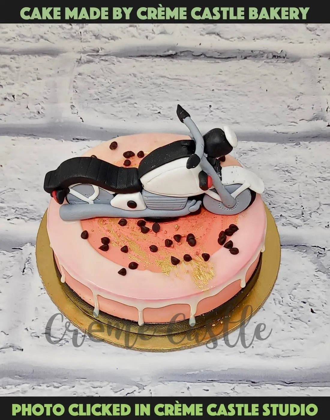 Cruiser Biker Cake - Creme Castle