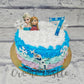 Frozen Anna Elsa Cake. Elsa theme Cake. Noida & Gurgaon