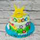 Sun and Flowers Cake - Creme Castle