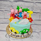 Peppa Family Party Cake - Creme Castle