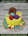 Knitting Theme Cake