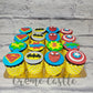 Avengers Cupcake Set - Creme Castle