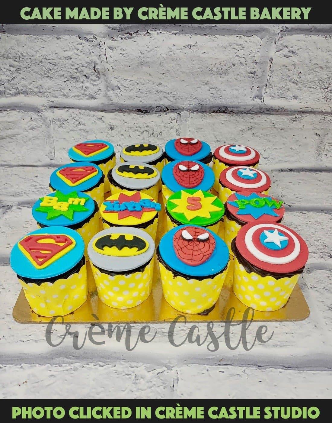 Avengers Cupcake Set - Creme Castle