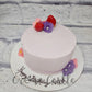 Floral Purple Cake - Creme Castle