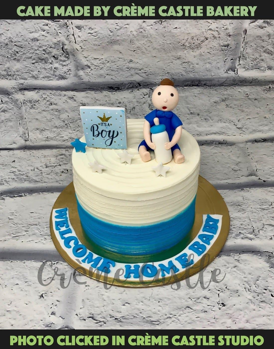 One Month Baby Birthday Cake - Cakes and Bakes Stories