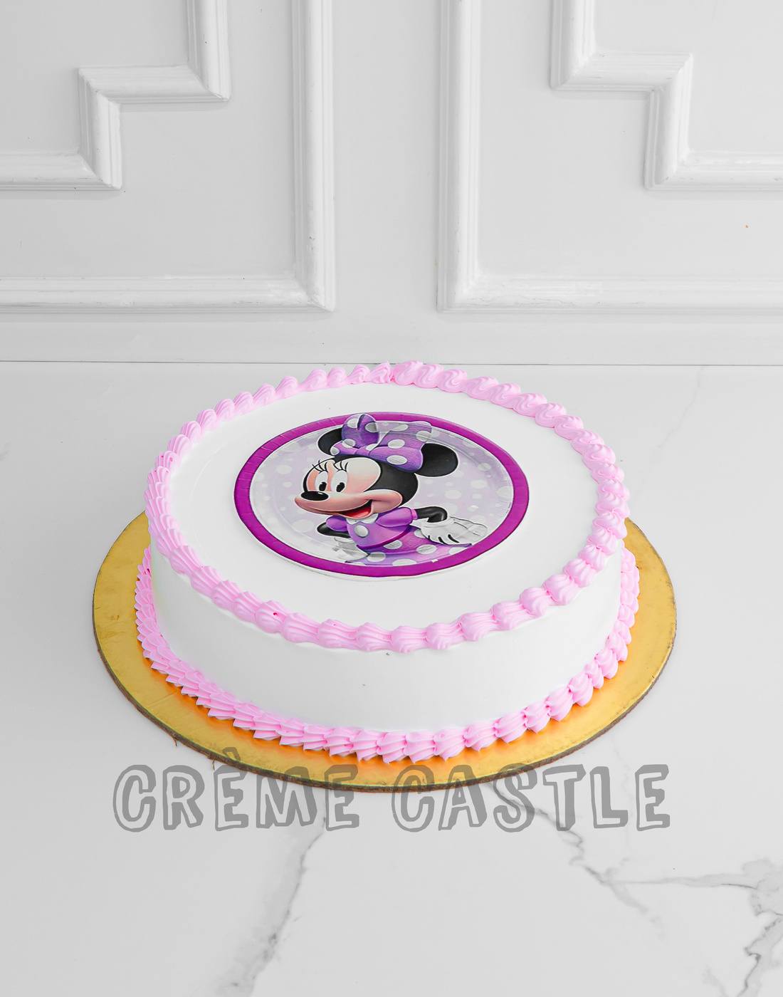 Cake Designs for Baby Girl. Minnie Mouse Photo Cake. Noida & Gurgaon