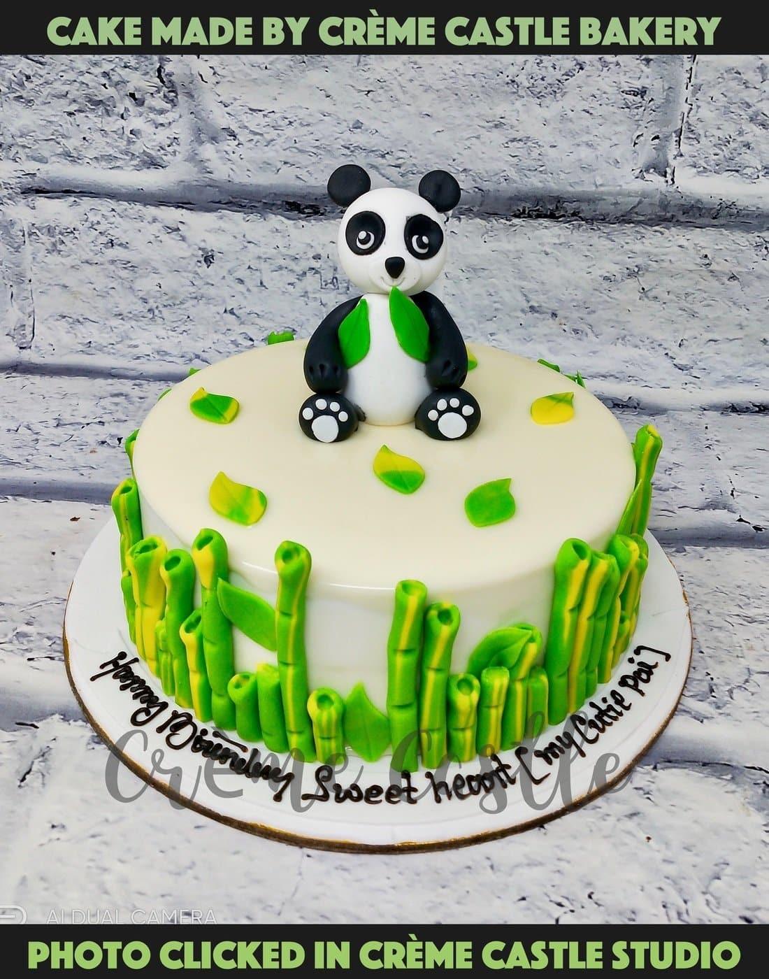 Panda Fences Cake. Birthday Cakes for Kids. Noida & Gurgaon