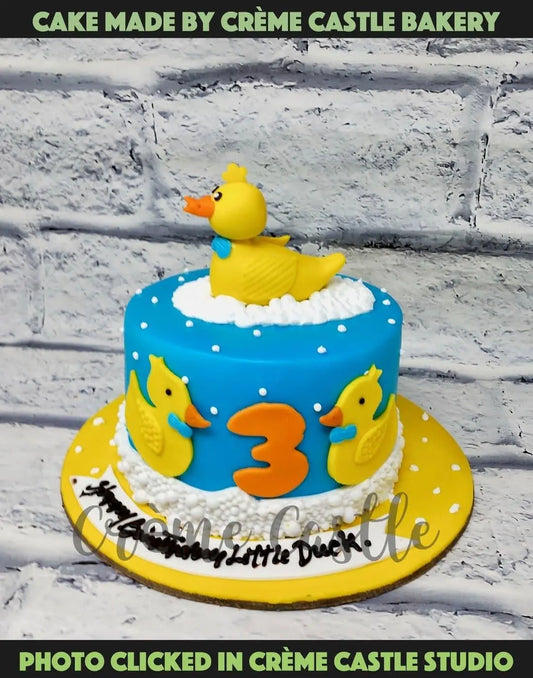 Duck Theme Cake - Creme Castle