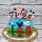 Semi Mickey Cake - Creme Castle
