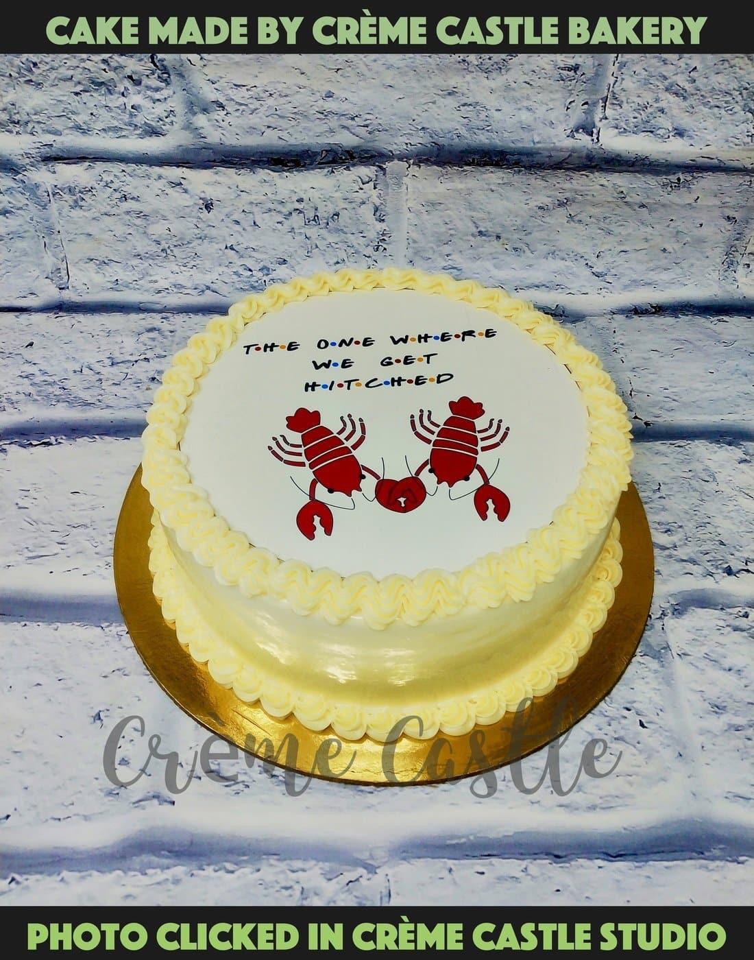 Lobsters Friends Cake - Creme Castle
