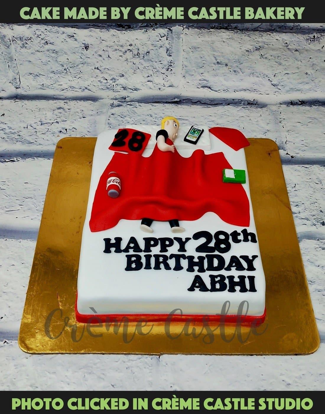 Apple theme birthday cake ordered by @arora.ravneet21 😊 Chocolate  Flavour💗 Gateaux By Tanu 💝 Made with love❣️ Home bakery🎂 #applewatch… |  Instagram