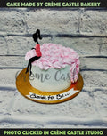 Topper Girl Floral Cake