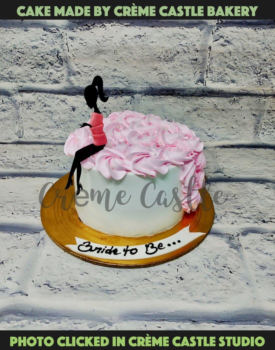 Floral Girl Topper Cake. Cake Designs for Women. Noida & Gurgaon