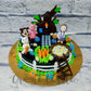 Masha and Bear Fondant Cake. Masha Theme Cake. Noida & Gurgaon