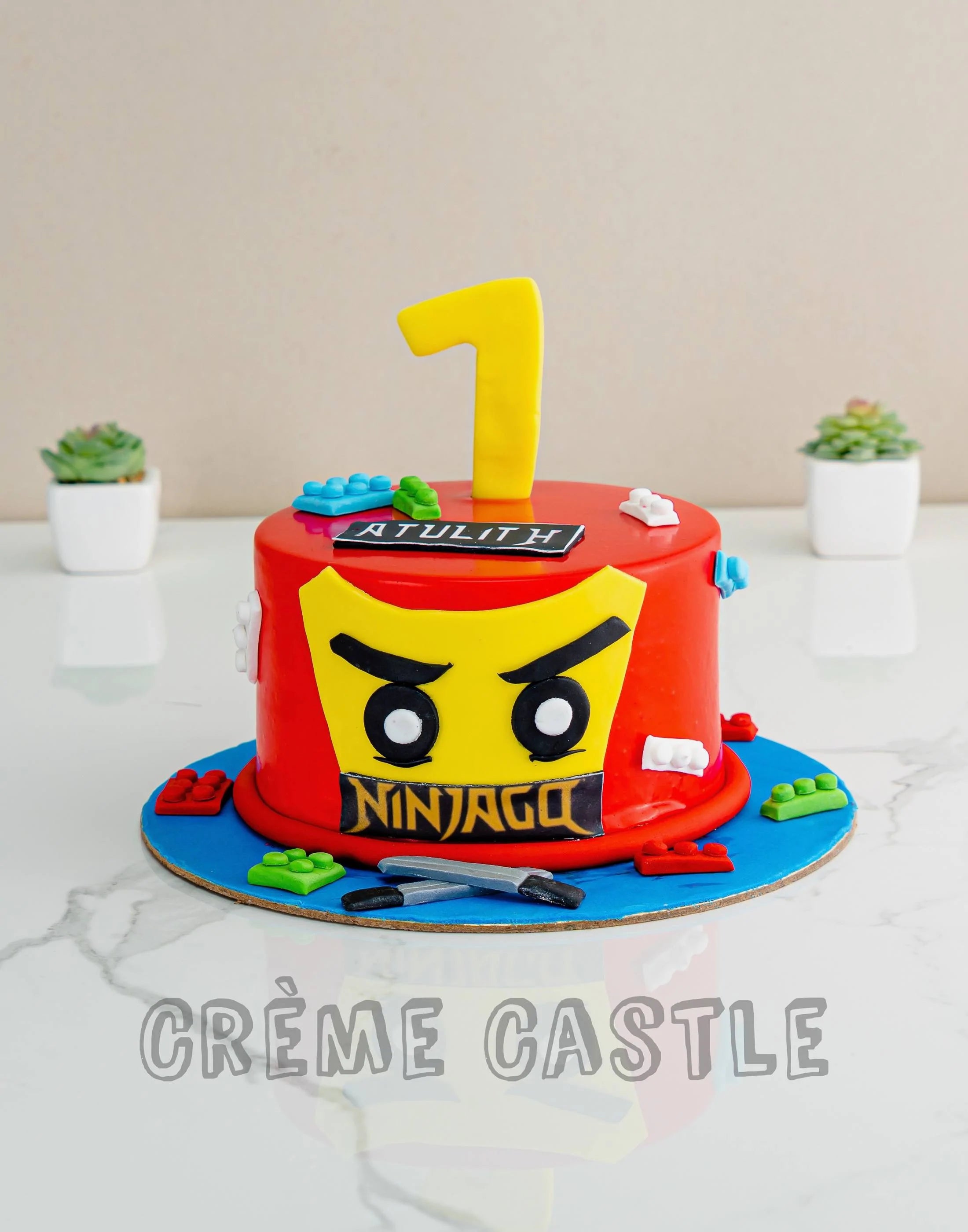 LEGO Ninjago Green Ninjago Lloyd Garmadon Edible Cake Topper Image ABP – A  Birthday Place