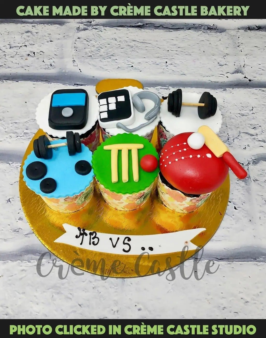 Sports Gadget Cupcakes. Cake Designs For Boyfriend. Noida & Gurgaon