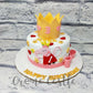 Peppa Crown Cake - Creme Castle