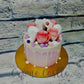 Macaroon Roses Drip Cake - Creme Castle