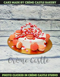 Macaroon Hearts Cake
