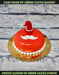 Santa Moustache Cake