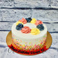 Buttercream Multicolour Cake - Creme Castle