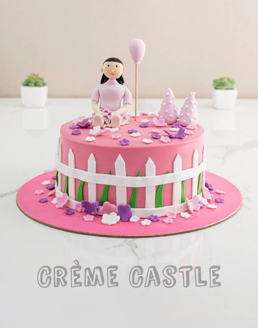 Baby Garden Cake