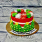 Christmas Multicolour Cake - Creme Castle