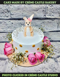 Bunny and Roses Cake