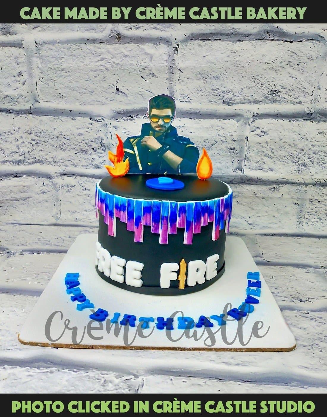 Free Fire Cake Designs/Free Fire Theme Cake/Free Fire Cake Decoration  Designs/Birthday Cake Designs - YouTube