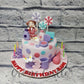 Baby Girl Toys Cake - Creme Castle