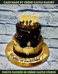 Chocolate and Gold Cake