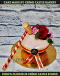 Double Diamond Pinata Cake