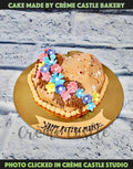 Red Heart Pinata Cake