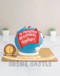 Travel Theme Pinata Cake