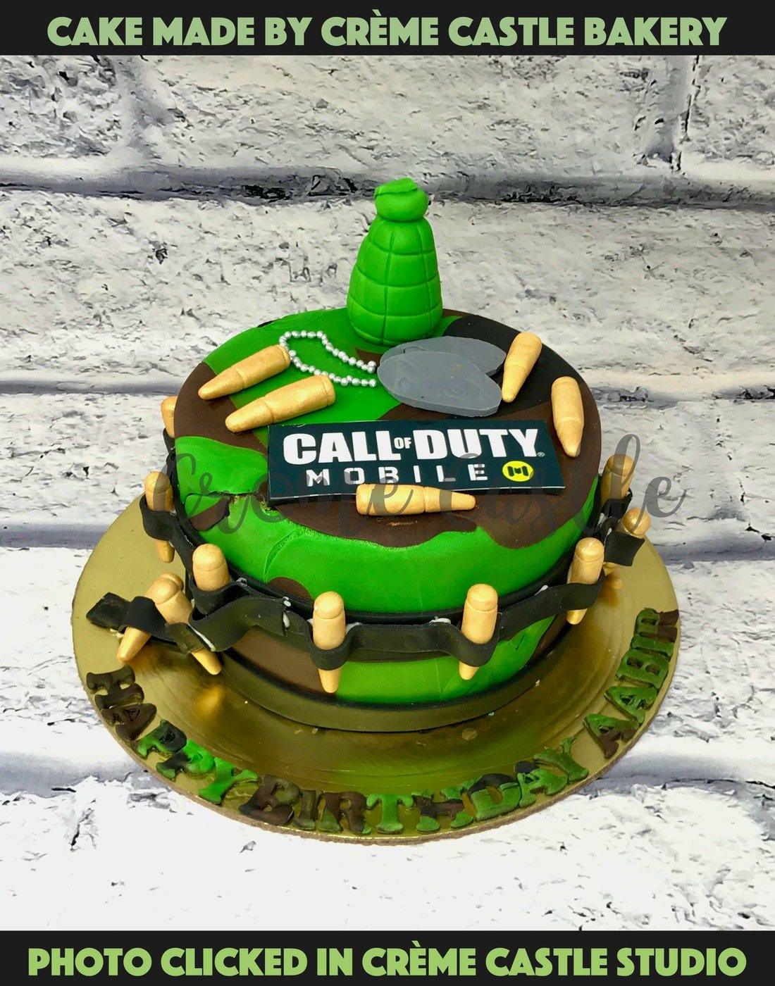 Call of Duty Cake - Creme Castle