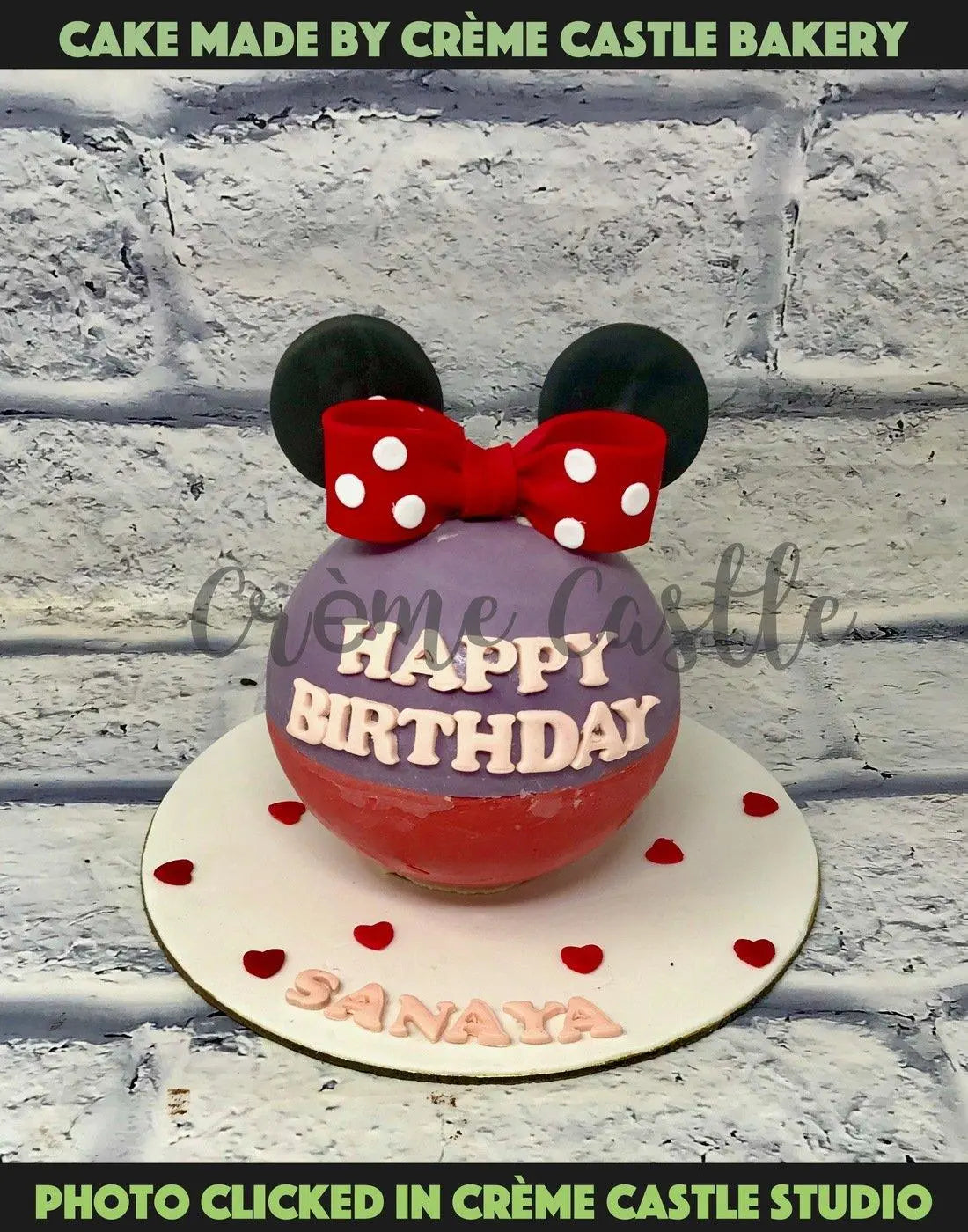 Cake Designs of Girls. Minnie Mouse Pinata Cake. Noida & Gurgaon