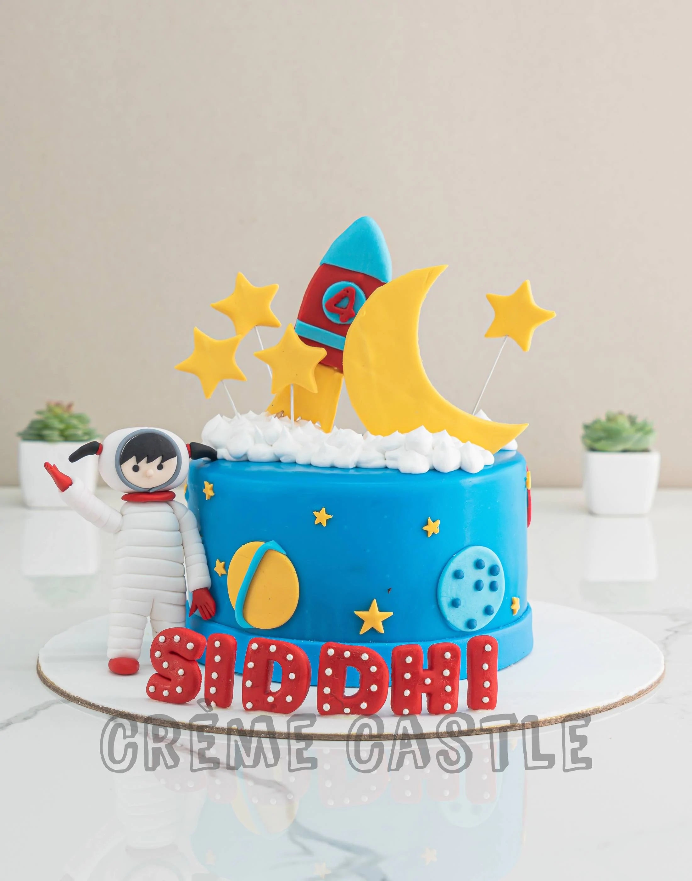 Big Dot Of Happiness Blast Off To Outer Space - Rocket Ship Birthday Party  Cake Decorating Kit - Happy Birthday Cake Topper Set - 11 Pieces : Target