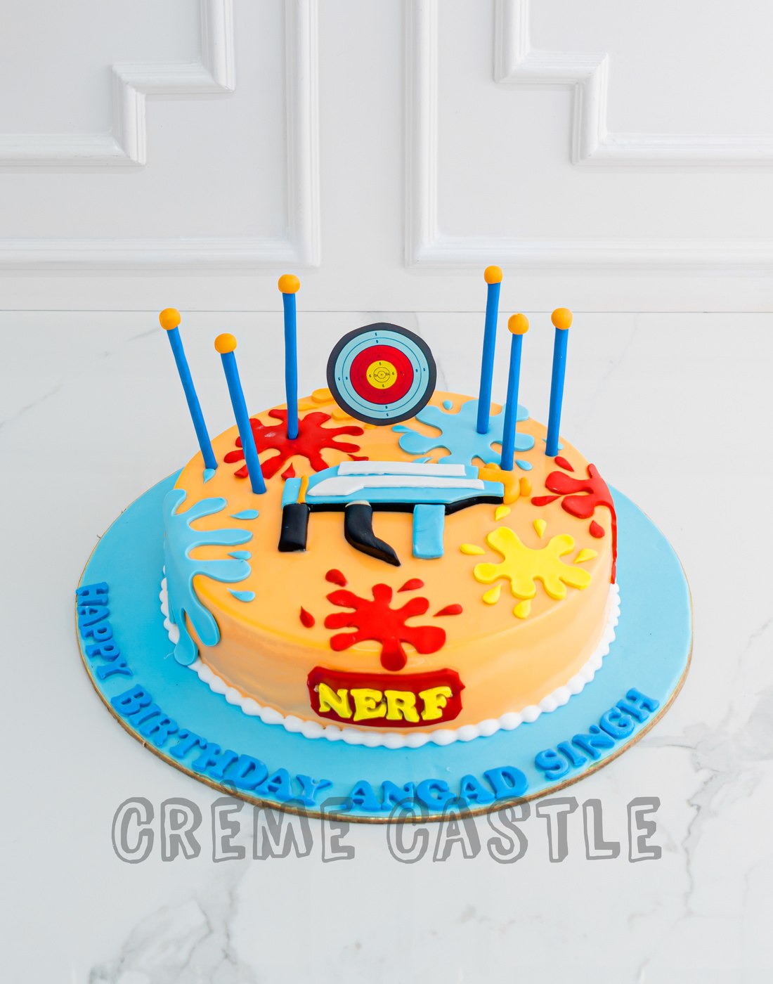 Nerf Gun Cake. Cake Design For Boys. Noida & Gurgaon