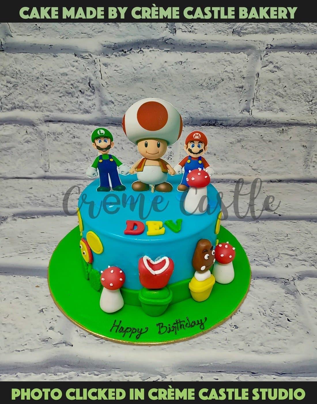 15 Amazing & Cute Super Mario Cake Ideas & Designs | Mario birthday cake, Mario  cake, Super mario birthday