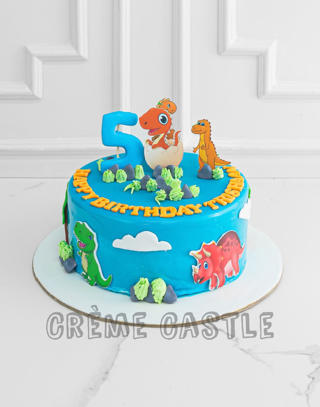 Colorful Dino cake – legateaucakes